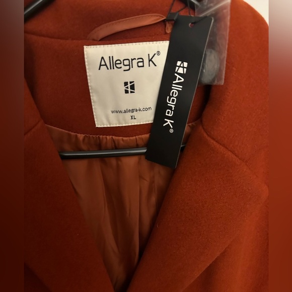 Allegra K Women's Notched Lapel Single Breasted Outwear Winter Coat Size… - Picture 11 of 12